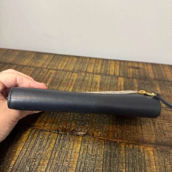 Louis Vuitton Monogram Idylle Portefeuille Sarah Long Wallet Black - Picture 11 of 13